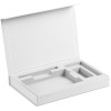 Коробка Silk с ложементом под ежедневник 10x16 см, аккумулятор и ручку, белая, арт. 16207.60 фото 2 — Бизнес Презент