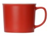 Матовая кружка Nancy 360 мл цветная снаружи, белая внутри, красный, арт. 871101 фото 2 — Бизнес Презент