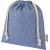 Средняя подарочная сумка Pheebs объемом 1,5 л из хлопка плотностью 150 г/м², переработанного по стандарту GRS, синий