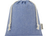 Средняя подарочная сумка Pheebs объемом 1,5 л из хлопка плотностью 150 г/м², переработанного по стандарту GRS, синий, арт. 12067150 фото 2 — Бизнес Презент