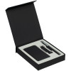 Коробка Latern для аккумулятора 5000 мАч, флешки и ручки, черная, арт. 11607.30 фото 3 — Бизнес Презент