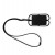 Силиконовый шнурок DALVIK с держателем мобильного телефона и карт, черный
