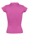 Рубашка поло женская без пуговиц Pretty 220, ярко-розовая, арт. 1835.561 фото 2 — Бизнес Презент