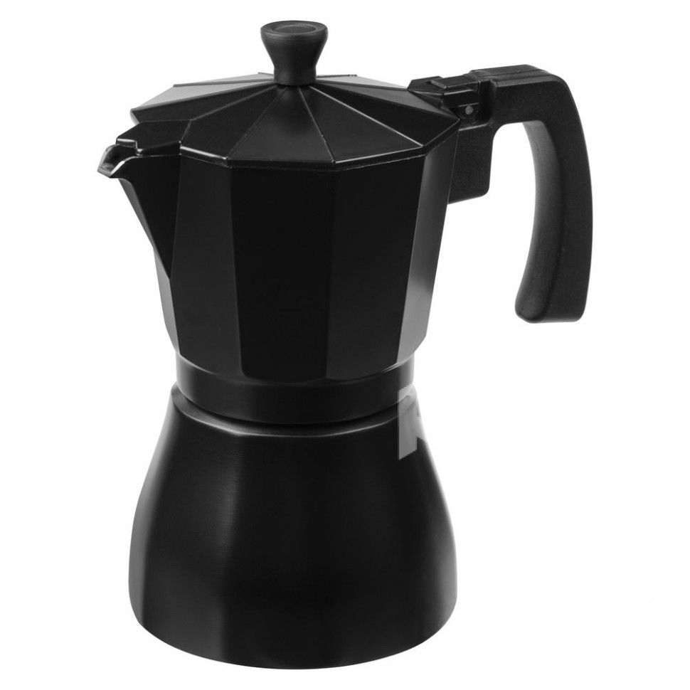 Гейзерная кофеварка Siena, черная, арт. 13403.30 фото 1 — Бизнес Презент