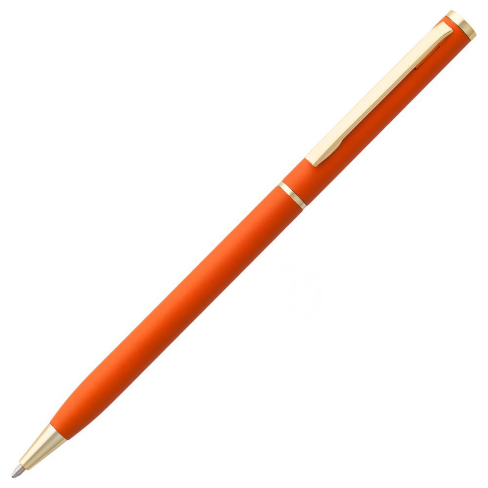 Ручка шариковая Hotel Gold, ver.2, матовая оранжевая, арт. 7079.20 фото 1 — Бизнес Презент