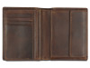 Бумажник Mano Don Leon, натуральная кожа в коричневом цвете, 9,7 х 11,7 см, арт. 191920441 фото 4 — Бизнес Презент