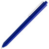 Ручка шариковая Pigra P03 Mat, темно-синяя с белым, арт. 11583.46 фото 3 — Бизнес Презент