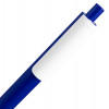 Ручка шариковая Pigra P03 Mat, темно-синяя с белым, арт. 11583.46 фото 4 — Бизнес Презент