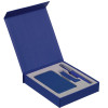 Коробка Latern для аккумулятора 5000 мАч, флешки и ручки, синяя, арт. 11607.40 фото 3 — Бизнес Презент
