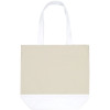 Сумка для покупок на молнии Shopaholic Zip, неокрашенная с белым, арт. 11683.61 фото 3 — Бизнес Презент