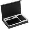 Коробка Silk с ложементом под ежедневник 10x16 см, аккумулятор и ручку, черная, арт. 16207.30 фото 3 — Бизнес Презент