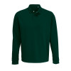 Рубашка поло оверсайз с длинным рукавом Heritage, зеленая, арт. 03990291XS фото 1 — Бизнес Презент