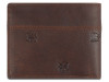 Бумажник Mano Don Leon, натуральная кожа в коричневом цвете, 12 х 9,5 см, арт. 191920341 фото 2 — Бизнес Презент