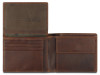 Бумажник Mano Don Leon, натуральная кожа в коричневом цвете, 12 х 9,5 см, арт. 191920341 фото 5 — Бизнес Презент