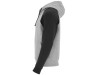 Толстовка с капюшоном Badet мужской, серый меланж/черный, арт. 10585802XS фото 3 — Бизнес Презент