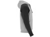 Толстовка с капюшоном Badet мужской, серый меланж/черный, арт. 10585802XS фото 4 — Бизнес Презент