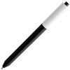 Ручка шариковая Pigra P03 Mat, черная с белым, арт. 11583.36 фото 2 — Бизнес Презент