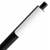 Ручка шариковая Pigra P03 Mat, черная с белым, арт. 11583.36 фото 4 — Бизнес Презент