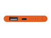 Портативное зарядное устройство Shine с зеркальной гравировкой, 4000 mAh, оранжевый, арт. 595108 фото 5 — Бизнес Презент