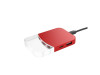 USB хаб Mini iLO Hub, красный, арт. 965138 фото 1 — Бизнес Презент