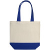 Сумка для покупок на молнии Shopaholic Zip, неокрашенная с синим, арт. 11683.44 фото 3 — Бизнес Презент