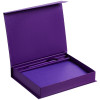 Коробка Duo под ежедневник и ручку, фиолетовая, арт. 1639.70 фото 4 — Бизнес Презент