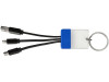 Кабель для зарядки Dazzle 3-в-1, ярко-синий, арт. 12396501 фото 2 — Бизнес Презент