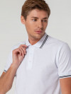 Рубашка поло Virma Stripes, белая, арт. 1253.601 фото 10 — Бизнес Презент