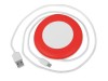 Беспроводное зарядное устройство со встроенным кабелем 2-в-1 Disc, красный, арт. 590901 фото 2 — Бизнес Презент