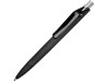Ручка пластиковая шариковая Prodir ds6prr-Z75 софт-тач, черный с серебристой кнопкой, арт. ds6prr-Z75 фото 1 — Бизнес Презент