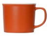 Матовая кружка Nancy 360 мл цветная снаружи, белая внутри, оранжевый, арт. 871108 фото 2 — Бизнес Презент