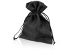Мешочек подарочный, искусственный лен, средний, черный, арт. 995016 фото 1 — Бизнес Презент