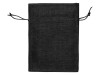 Мешочек подарочный, искусственный лен, средний, черный, арт. 995016 фото 2 — Бизнес Презент