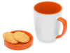 Кружка с универсальной подставкой Мак-Кинни , белый/оранжевый, арт. 872868 фото 2 — Бизнес Презент