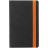 Ежедневник Velours, недатированный, черный с оранжевым, арт. 13886.32 фото 2 — Бизнес Презент