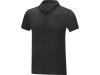Мужская стильная футболка поло с короткими рукавами Deimos, черный, арт. 3909490M фото 1 — Бизнес Презент