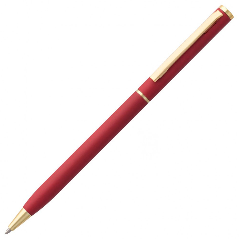Ручка шариковая Hotel Gold, ver.2, матовая красная, арт. 7079.50 фото 1 — Бизнес Презент