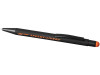 Резиновая шариковая ручка-стилус Dax, черный/оранжевый, арт. 10741704 фото 4 — Бизнес Презент