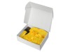 Подарочный набор с пледом, термокружкой и миндалем в шоколадной глазури Tasty hygge, желтый, арт. 700346.04 фото 2 — Бизнес Презент