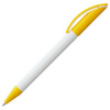 Ручка шариковая Prodir DS3 TPP Special, белая с желтым, арт. 1912.68 фото 2 — Бизнес Презент