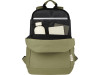 Рюкзак для ноутбука 15,6 дюймов с защитой от кражи Joey объемом 18 л из брезента, переработанного по стандарту GRS, оливковый, арт. 12067760 фото 4 — Бизнес Презент