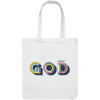 Холщовая сумка «Новый GOD», белая, арт. 71905.60 фото 2 — Бизнес Презент