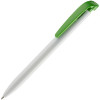 Ручка шариковая Favorite, белая с зеленым, арт. 25900.69 фото 1 — Бизнес Презент