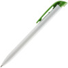 Ручка шариковая Favorite, белая с зеленым, арт. 25900.69 фото 2 — Бизнес Презент