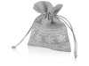 Мешочек подарочный новогодний, хлопок, малый, серый, арт. 995020 фото 1 — Бизнес Презент