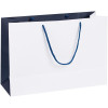 Пакет бумажный Bicolor, белый с синим, арт. 15145.40 фото 2 — Бизнес Презент