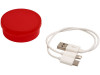 Кабель для зарядки Versa 3-в-1 в футляре, красный прозрачный, арт. 13499903 фото 1 — Бизнес Презент