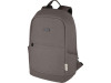 Рюкзак для ноутбука 15,6 дюймов с защитой от кражи Joey объемом 18 л из брезента, переработанного по стандарту GRS, серый, арт. 12067782 фото 1 — Бизнес Презент