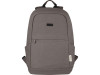 Рюкзак для ноутбука 15,6 дюймов с защитой от кражи Joey объемом 18 л из брезента, переработанного по стандарту GRS, серый, арт. 12067782 фото 2 — Бизнес Презент