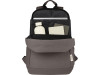 Рюкзак для ноутбука 15,6 дюймов с защитой от кражи Joey объемом 18 л из брезента, переработанного по стандарту GRS, серый, арт. 12067782 фото 4 — Бизнес Презент